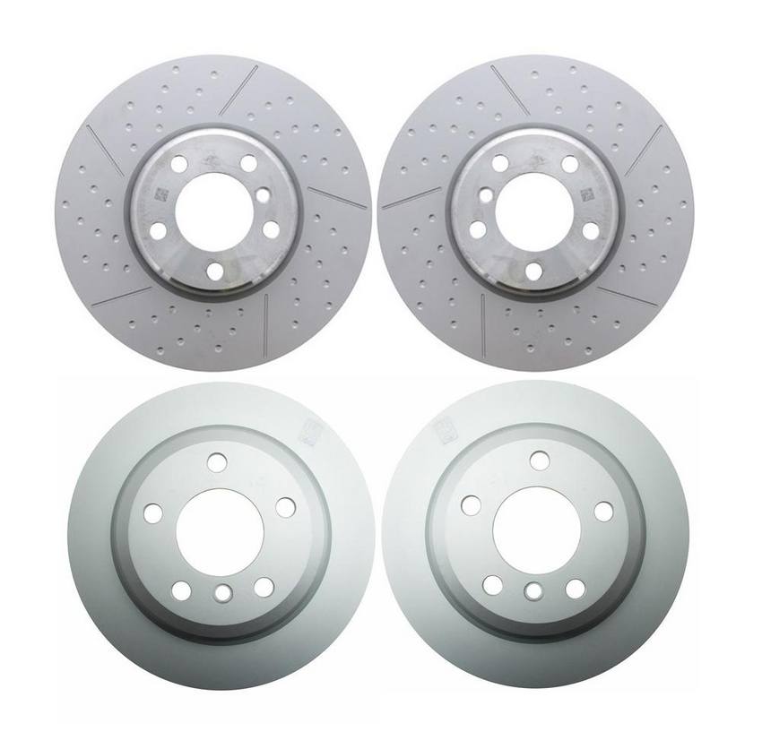 BMW Disc Brake Rotor Kit Front and Rear (340mm/300mm) Genuine BMW 2895204KIT